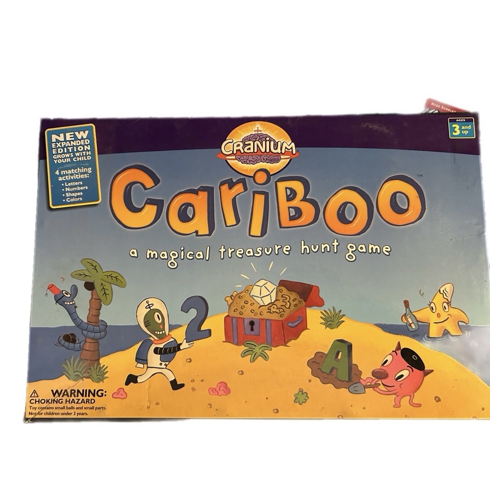 Cranium Cariboo Magical Treasure Hunt Board Game READ